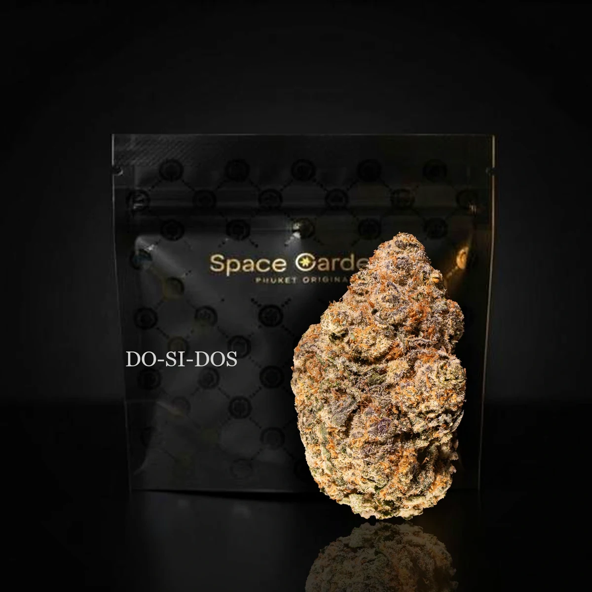 Do-Si-Dos Cannabis Flower close up at Space Gardens Phuket
