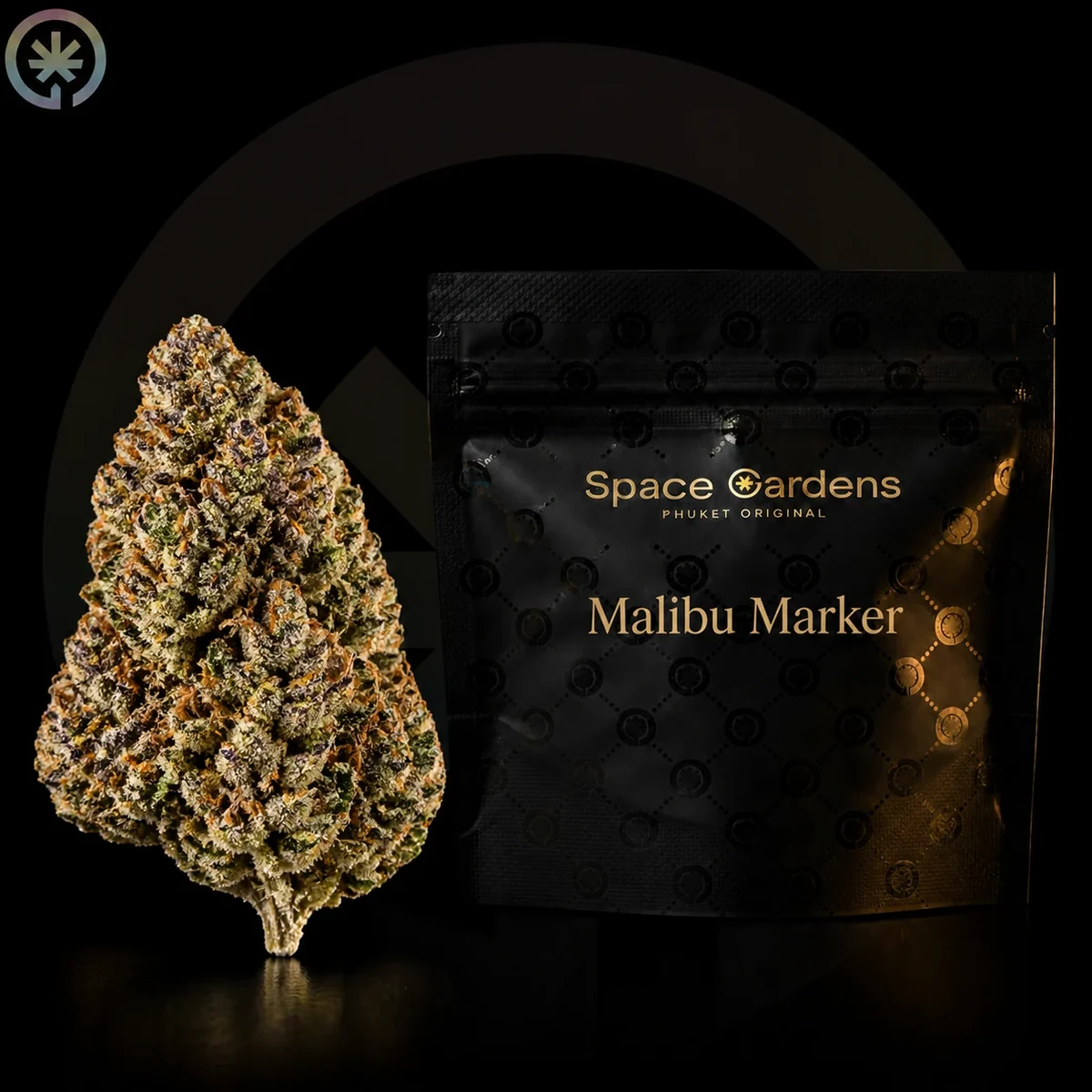 Упаковка каннабиса Malibu Marker от Space Gardens