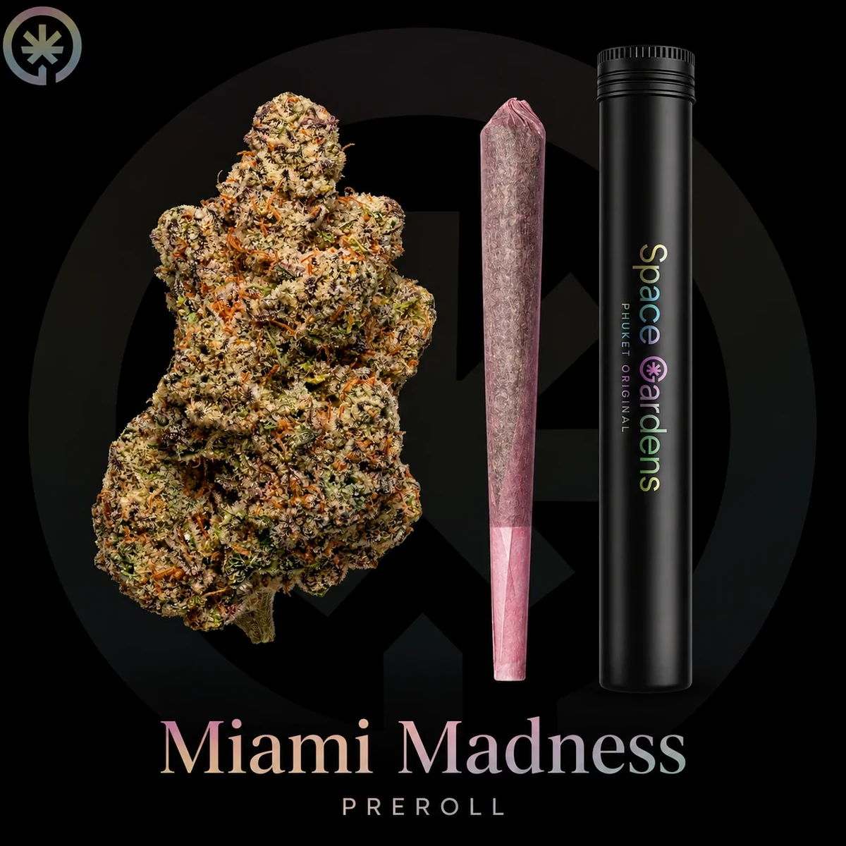 Преролл Miami Madness на Пхукете с соцветием и тубусом Space Gardens